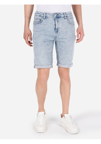 Colin's Colins Normal Kesim Düşük Bel Açık Mavi Erkek Jean Şort Cl1069527 Q1.V1 Dn43508 Mavi