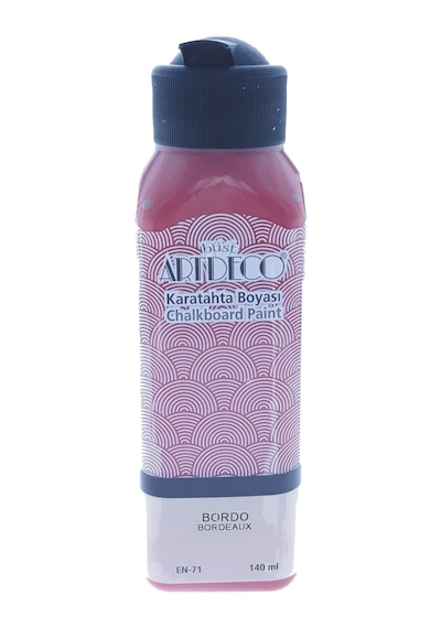 Artdeco Karatahta Boyası 140Ml - Bordo