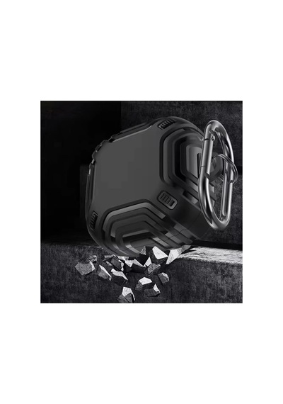 Caseonn Galaxy Buds 2 - Buds 2 Pro Kılıf Darbe Emici Silikon Lacivert