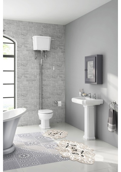 Alanur Milas Lazer Kesim 2 Li Banyo Takimi St210101bj Bej