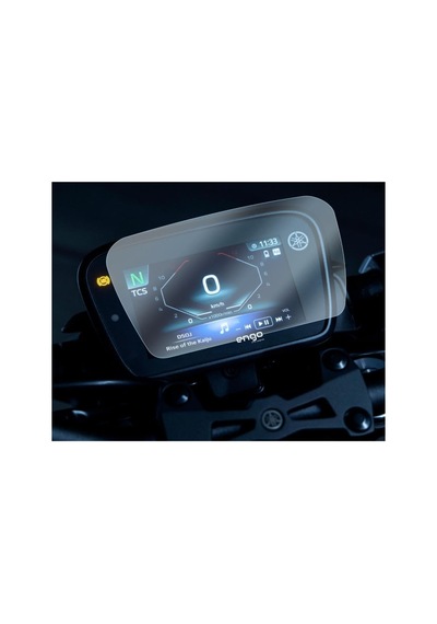 Lexroo Yamaha Mt-125 5 İnç İle Uyumlu Ekran Koruyucu Tft Dijital Gösterge Paneli 9h Nano Esnek Cam Şeffaf