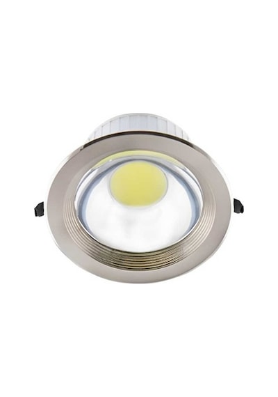 K2 4 İnç 3000k Günışığı 10w Saten Kasa Cob Ledli Downlight Spot