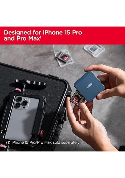Pro-cınema Cfexpress Tip B Kayıt Cihazı, Magsafe Uyumlu İphone 15 Pro/pro Max İçin, 4k Prores Kayıtları, Usb-c Bağlantısı, Manyetik Sabitleme, Yüksek Veri Aktarım Hızı