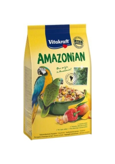 Vitakraft Amazon Afrika Ve Gri Papağan Yemi 750 Gr