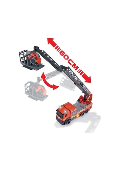 Dickie Toys Sesli ve Işıklı Kırmızı Şehir Itfaiye  Aracı