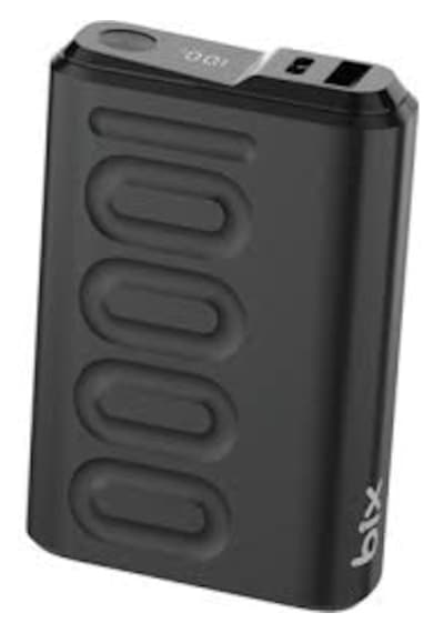 Bix Tpb15 10000mah Pd 20w / 22.5w Dijital Göstergeli Mini Hızlı Şarj Powerbank Siyah