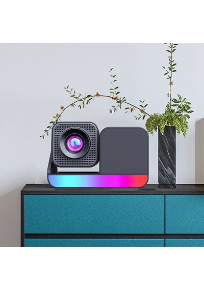 3 Ü 1 Arada Ev Sineması & Karaoke Rgb Projeksiyon 2 Mikrofon + Bluetooth Hoparlör Entegre