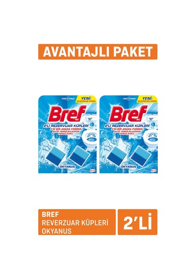 Bref Reverzuar Küpleri Okyanus 2 X 100 G - 4 Adet Tarı