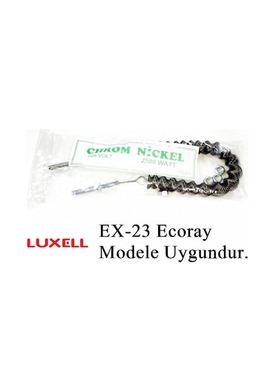 Luxell Ex-23 Ecoray 2300w Modele Uyumlu 2500w İnfrared Soba Isıtıcı Rezistans Teli Yatay