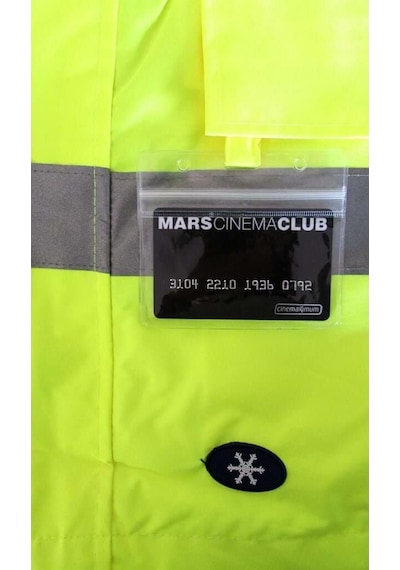 Junıor Jn1011/p Waterproof Polarlı Fosforlu Oxford Parka Sarı L Beden Sarı