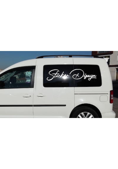Kişiye Özel Yazı Sticker, Ad Soyad Sticker, İsim Soyisim Sticker, Araba Oto Motosiklet Sticker 02513 20 Cm