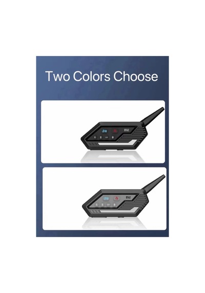 Hubrendy Kargo Bt62 Motosiklet Kask Kulaklığı Bluetooth Intercom 2 Intercom Bağlantılı
