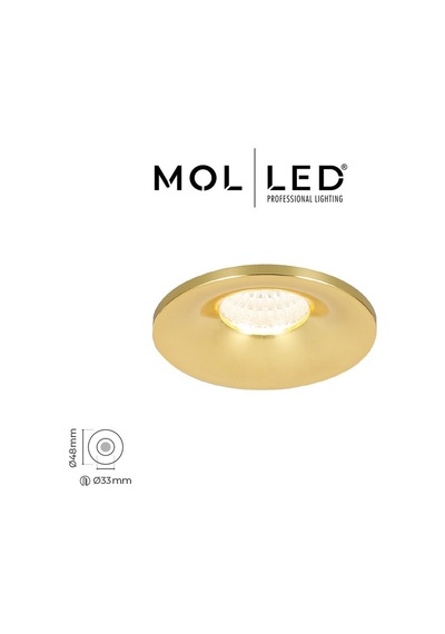 Molled 3w Gold Mini Sıva Altı Led Spot 3000k - Mol7039