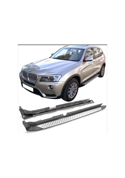 Bmw X3 Uyumlu 2003-2010 Yan Basamak Koruma Bmw Tip Style İthal