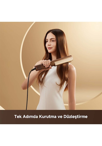 Dreame Aero Straight Şarjlı Saç Düzleştirici, Altın
