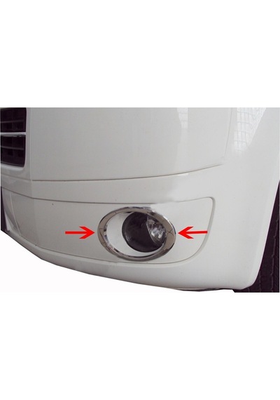 Vw Volkswagen Transporter T5 Uyumlu Sis Çerçevesi 2 Parça 2010-2014 Paslanmaz Krom