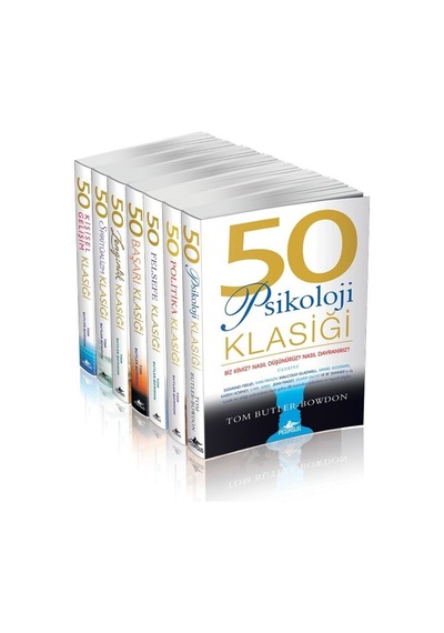 50 Klasikler Serisi Seti (7 Kitap) – Psikoloji, Politika, Felsefe, Ekonomi | Tom Butler-Bowdon