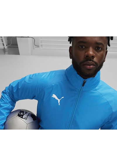 Puma Teamgoal All Weather Jkt Erkek Futbol Antrenman Yağmurluk 65903802 Mavi Mavi