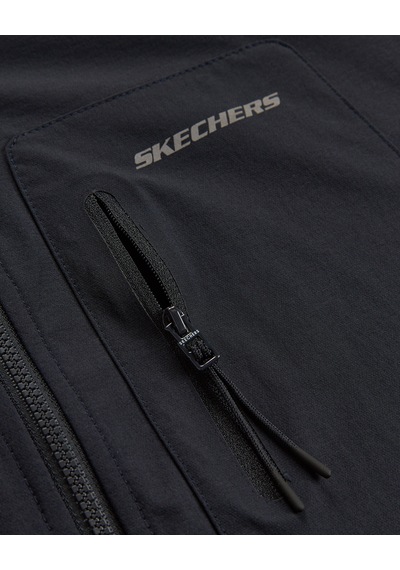 Skechers M Full Zıp Trai Jacket Erkek Siyah S2620167-3817