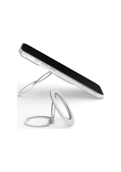 Youngkit Magnetik 360 Derece Dönebilen Dual Fold Rotating Serisi Parmak Ring Stand Gümüş