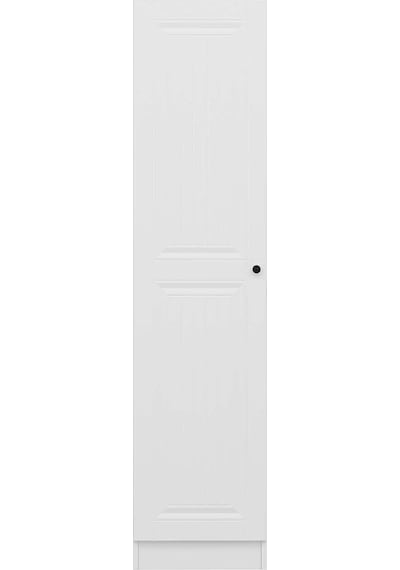 Minar Kale 1 Kapaklı Raflı Dolap Beyaz - İlk Bahar Mebran 210cm