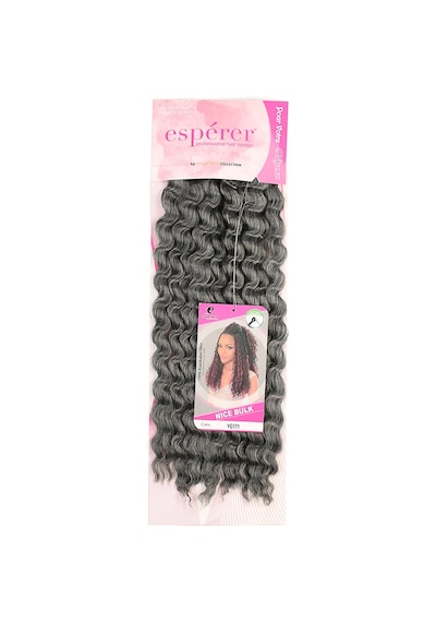 Nice Bulk Afro Su Dalgası / Koyu Gri - Mydr-463227 Çok Renkli
