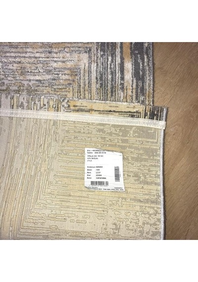 Hoom Rugs Ares 1005 Gold Modern Geometrik Polyester Halı Gold