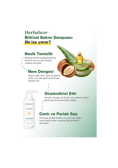 Herbaluxe Bitkisel Bakım Şampuanı 250 Ml
