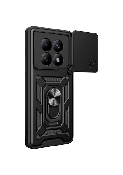 Xiaomi Redmi Note 15 4g Uyumlu Pars Lens Yüzüklü Silikon - Siyah