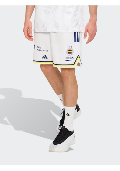 Fenerbahçe Basket Erkek Beyaz Maç Şortu 25/26 Beyaz