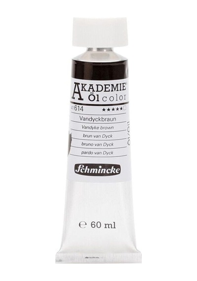 Schmincke : Akademie Yağlı Boya : 60 Ml : 614 Vandyke Brown