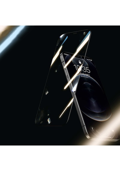 Benks Apple Uyumlu   iPhone 12 Pro Benks KingKong Corning Glass Temperli Cam Ekran Koruyucu ZORE-216470 Şeffaf