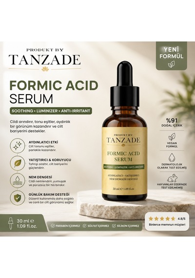 Produkt By Tanzade Formic Acid Serum Yatıştırıcı Ve Aydınlatıcı Cilt Serumu 30 Ml