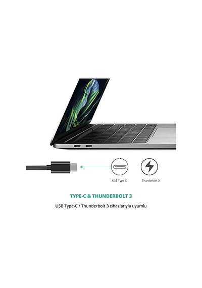 Type-c Ethernet Adaptörü, Siyah