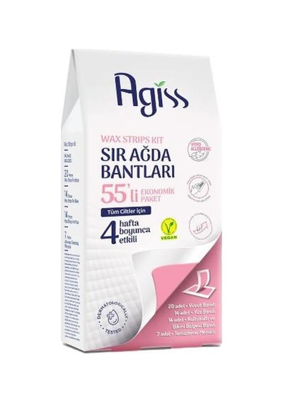 Agiss Sir Ağda Bandı 55'li Ekonomik Paket Tüm Ciltler 8'li Paket