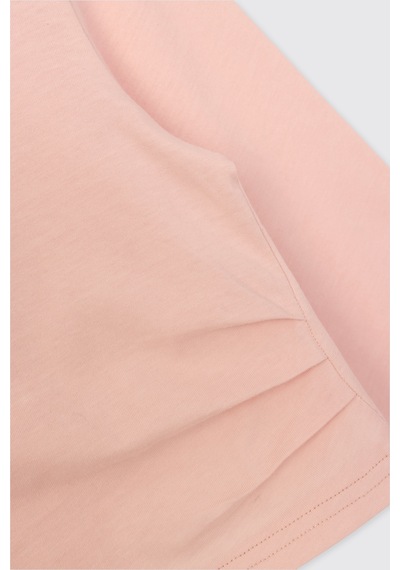 Panço Kız Çocuk Uzun Kollu Açık Pembe Tişört 2621gk05027
