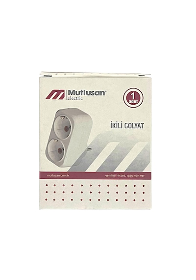 Mutlusan Golyat Fiş Priz 2'li