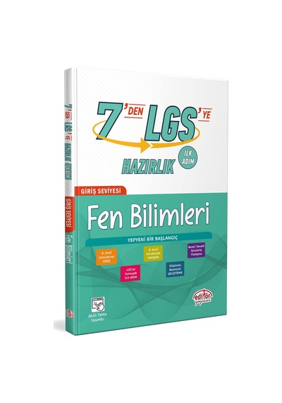 Editör 7'den Lgs Ye Fen Bilimleri Hazırlık İlk Adım Editör Yayınevi