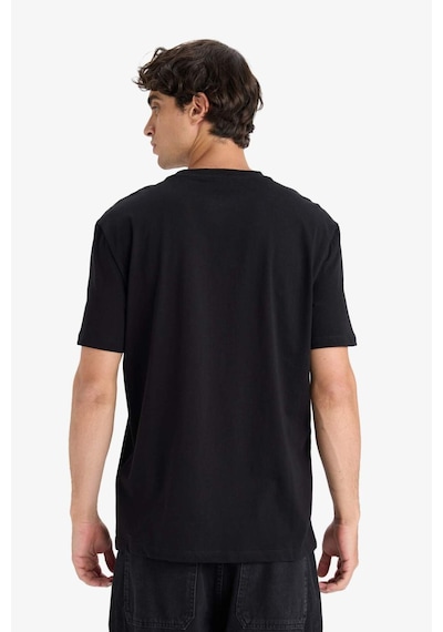 Defacto Regular Fit Bisiklet Yaka Baskılı Kısa Kollu Tişört F8596ax25hsbk81 Siyah Defacto Regular Fit Bisiklet Yaka Baskılı Kısa Kollu Tişört F8596ax25hsbk81 Siyah