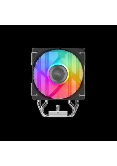 Sama X40l Black 1x100mm Argb Fan Kule Tipi Hava Soğutma 4 Adet Gelişmiş Kompozit Isı Borusu Cpu Fan