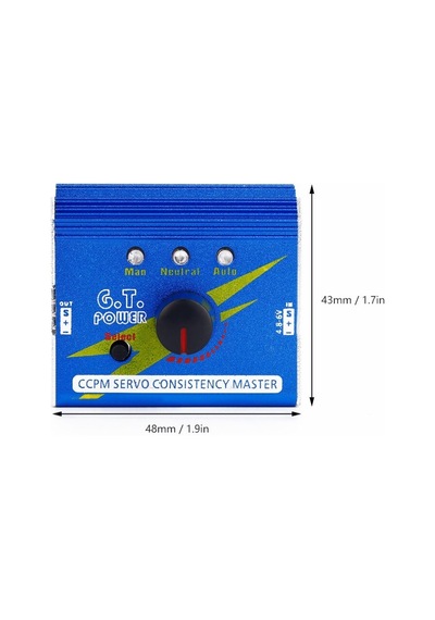 Gt Power Rc Servo & Esc Tester 1-3 Servo Ccpm
