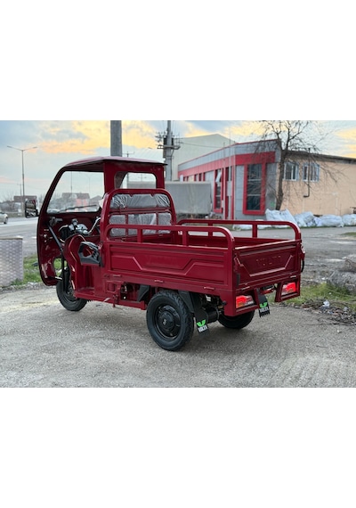 Volta VT5 2024 Elektrikli Damperli 3 Teker Kasalı Yük Taşıma Kırmızı