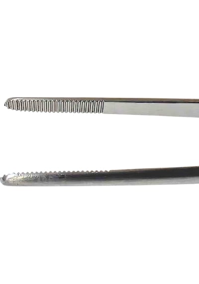 Barışhan Medikal Büyük Boy Dikiş Atma Penset 6.2inç/15.7cm Gri Dikiş Eğitim Materyali