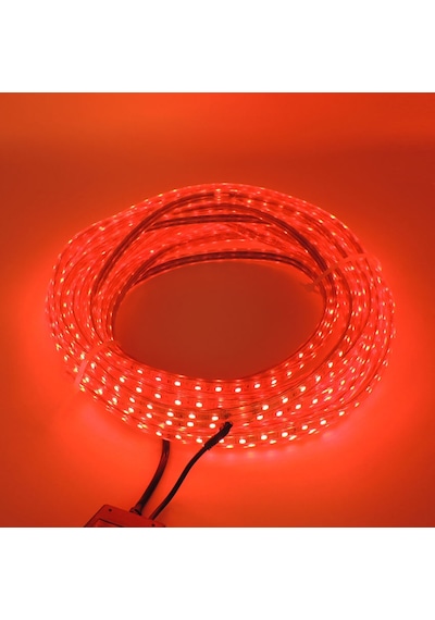 Sunlight 3 Çip Dış Mekan Şerit Led Işık Hortum 220V Fişli 6 Renk