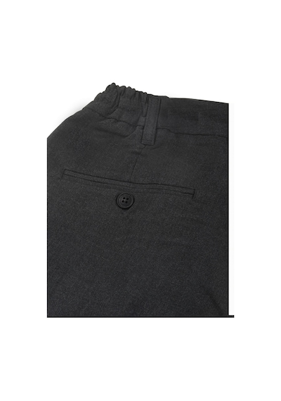 Deepsea Erkek Füme Likralı Beli Lastikli & İpli Dar Kesim Şık Kumaş Pantolon 2600572