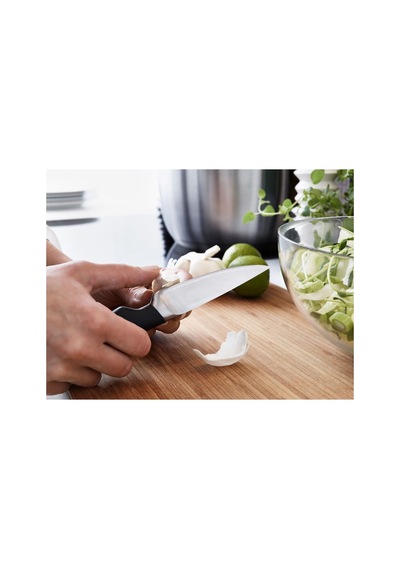 Ikea Vörda Doğrama Bıçağı 9 Cm Krom - Siyah Çok Renkli