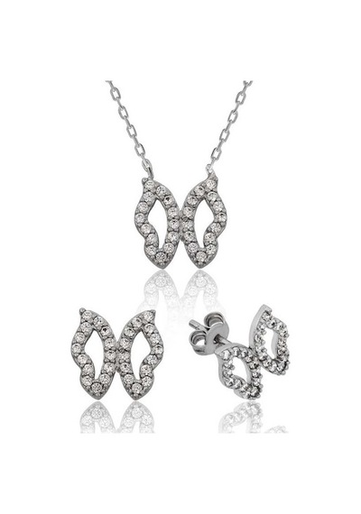 Gümüş Kelebek Kadın Set (502405807)