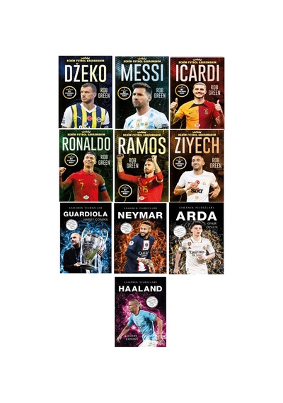 Sahanın Yıldızları - Benim Futbol Kahramanım Ramos Futbolcu Kartı Poster Hediyeli Toplam 10 Kitap