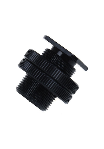 Flaş Kızağı ve 1/4 İnç Giriş için 5/8 İnç Mikrofon Adaptörü