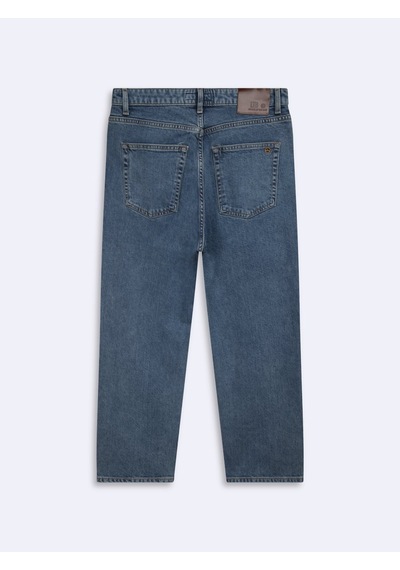 LTB Leron Baggy Mid Indigo Jean Pantolon Mavi